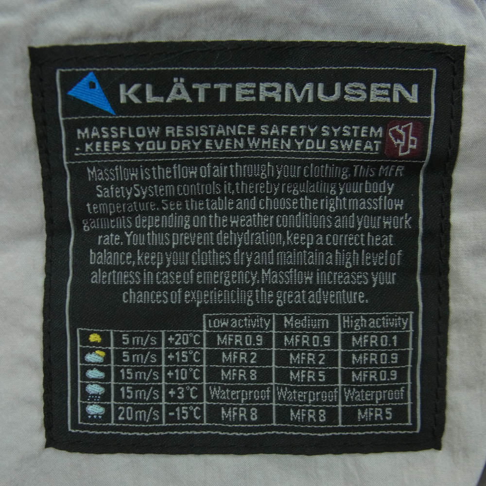 KLATTERMUSEN クレッタルムーセン Fenrir レディース フェンリル パンツ 中国製 ブラック系 S【中古】