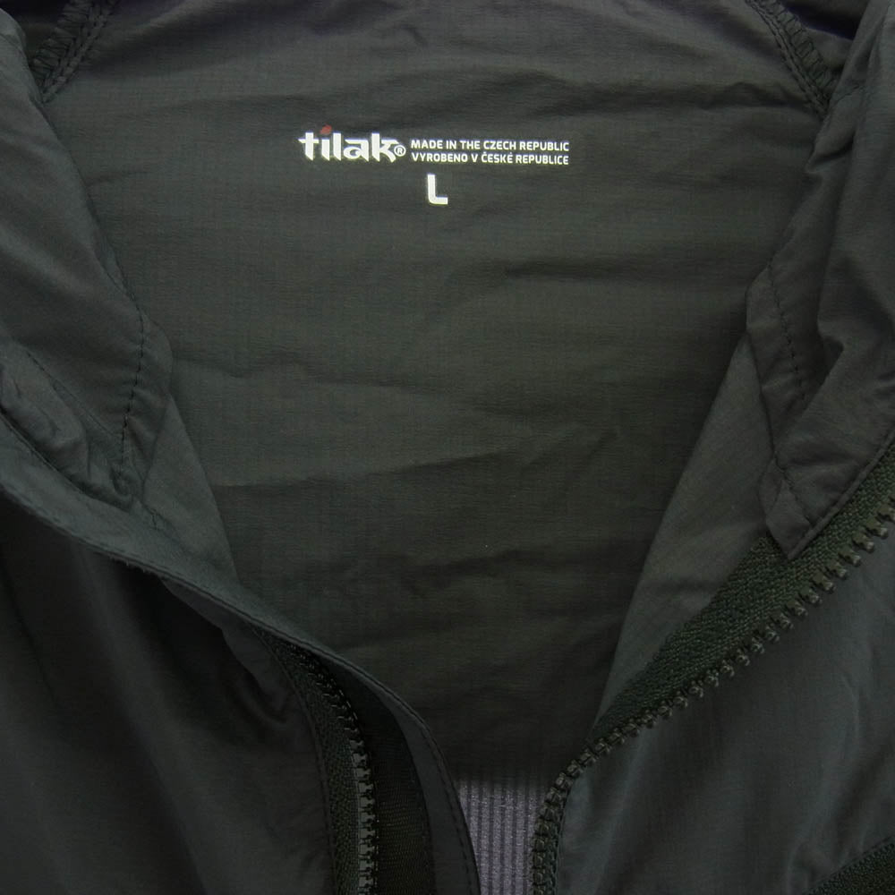 TILAK ティラック Aira Jacket アイラ ジャケット PERTEX microlight パッカブル ナイロン ジャケット ブラック系 L【美品】【中古】
