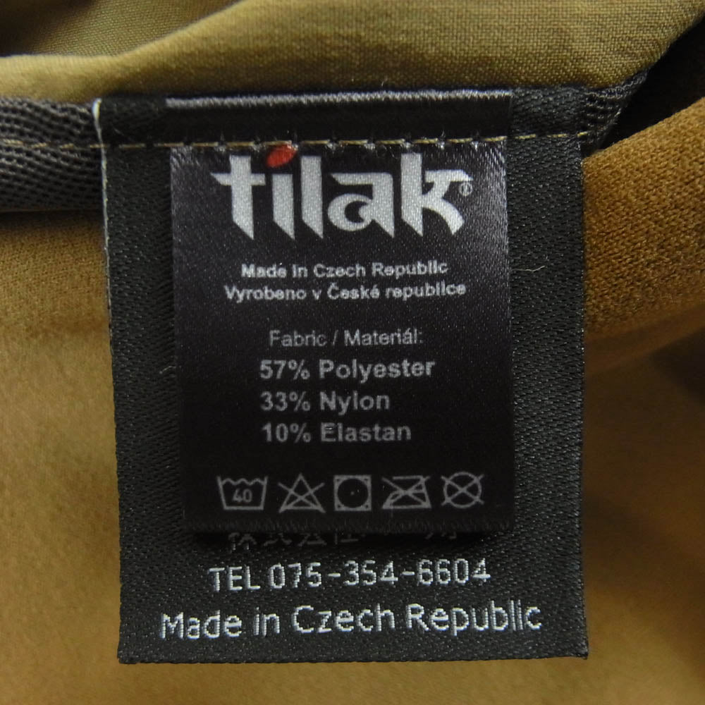 TILAK ティラック Raven Hoodie ラーベン フーディ― フリース パーカー チェコ製 ブラウン系 XL【美品】【中古】
