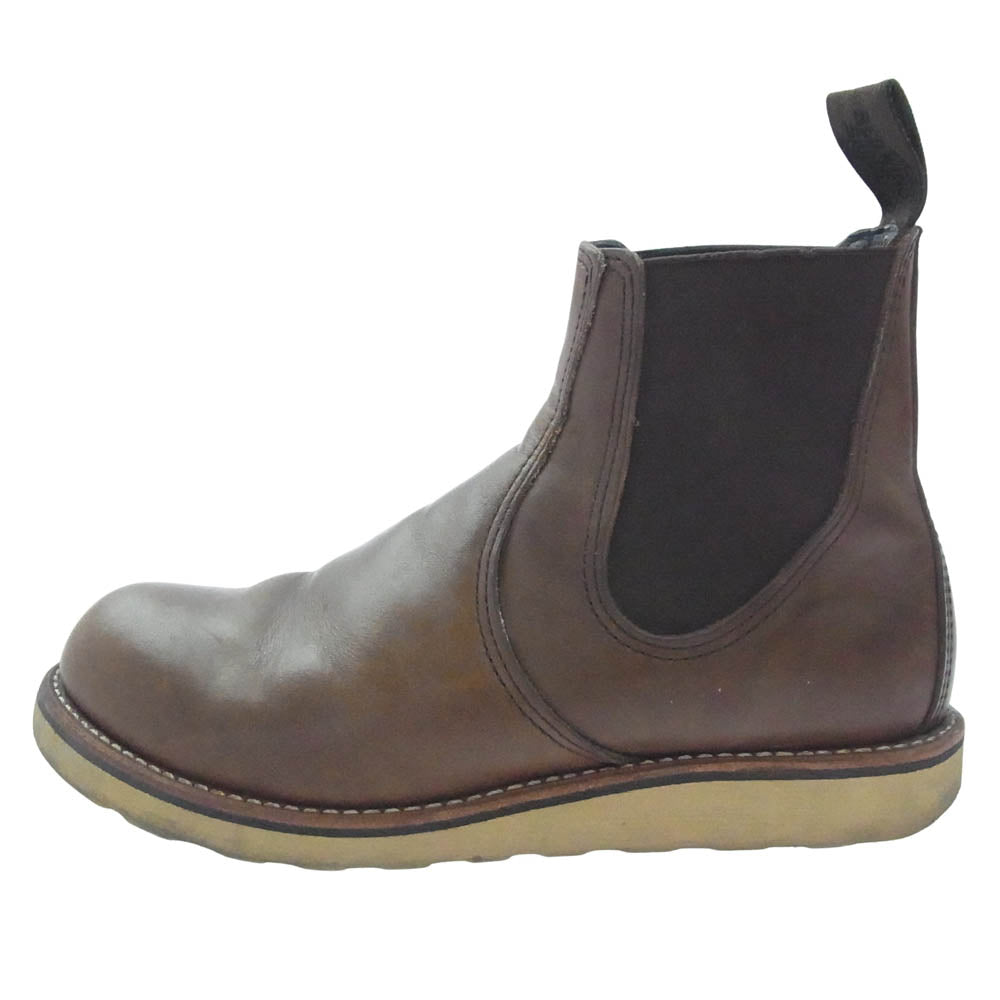 RED WING レッドウィング 3190 CLASSIC CHELSEA クラシックチェルシー サイドゴア ブーツ ブラウン系 US7D【中古】
