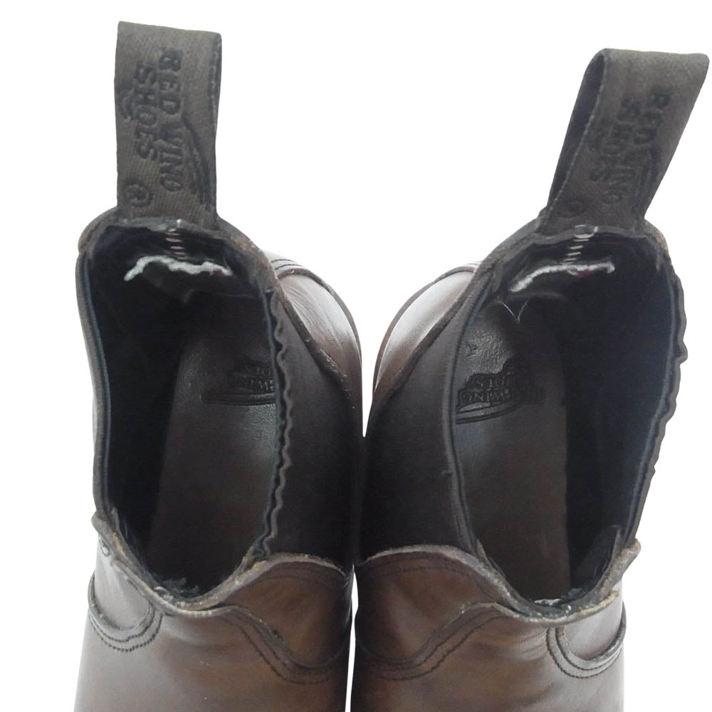 RED WING レッドウィング 3190 CLASSIC CHELSEA クラシックチェルシー サイドゴア ブーツ ブラウン系 US7D【中古】