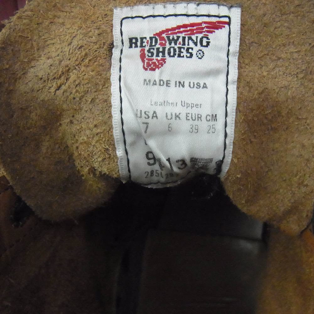 RED WING レッドウィング 9413 BECKMAN BOOT CHESTNUT ベックマン ブーツ チェスナット ブラウン系 US7D【中古】