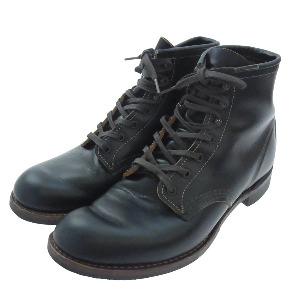 RED WING レッドウィング 9060 Beckman Flatbox 茶芯 ベックマン フラットボックス ブラック クロンダイク ブラック系 US7.5D【中古】