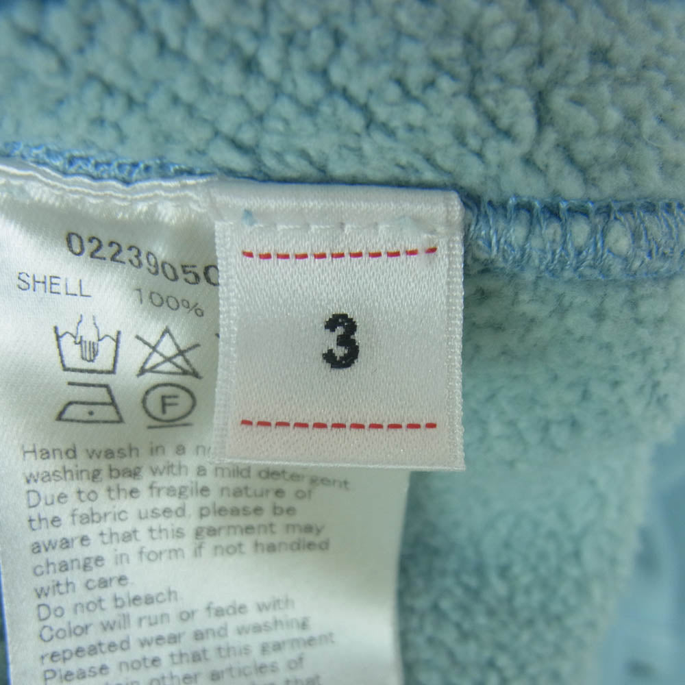 VISVIM ビズビム 0223905010006 ICT AMPLUS SB SWEAT L/S アンプラス 長袖 スウェット トレーナー ライトブルー系 3【中古】