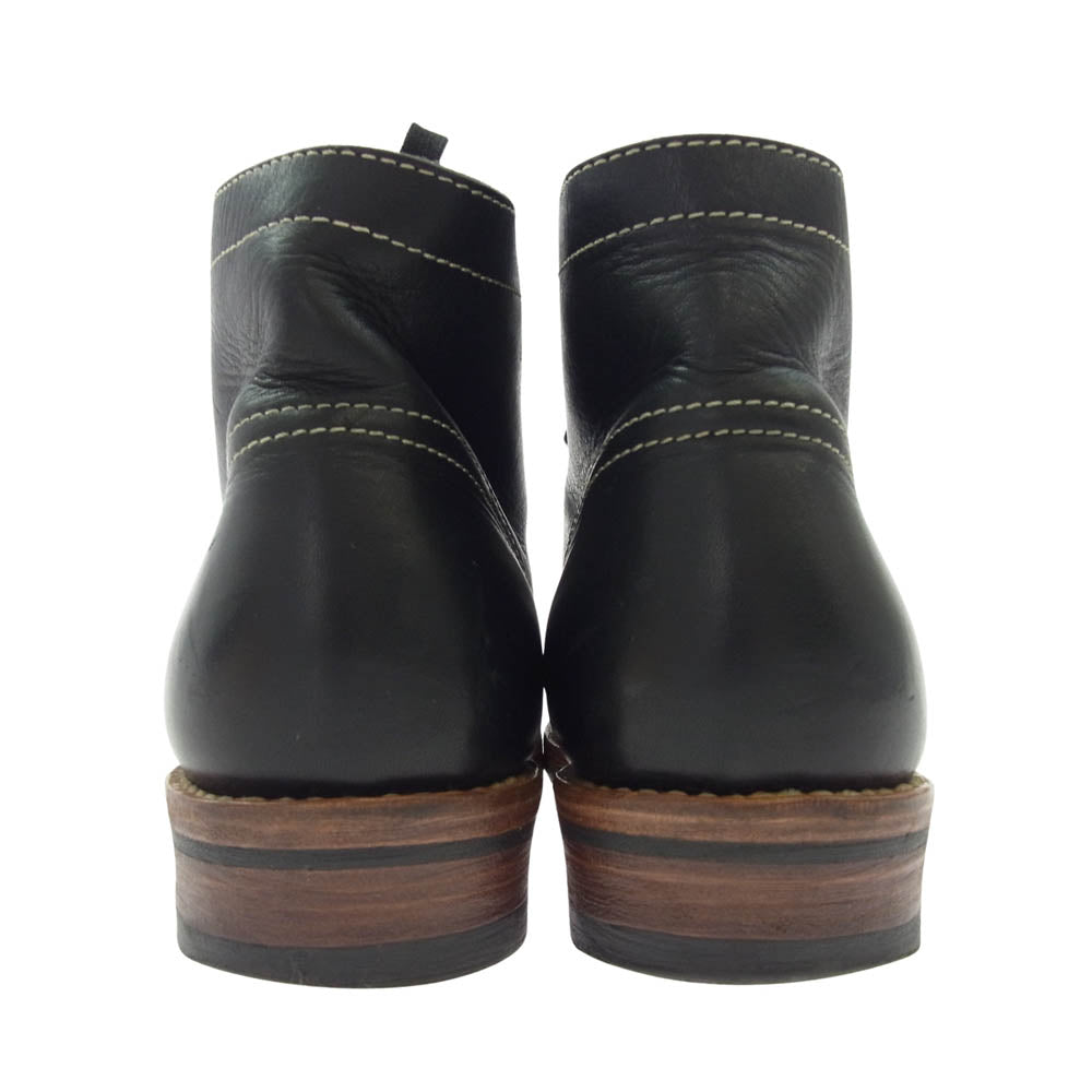 VISVIM ビズビム BRIGADIER BOOTS-FOLK ブリガディア レザー ブーツ ブラック系 10【中古】