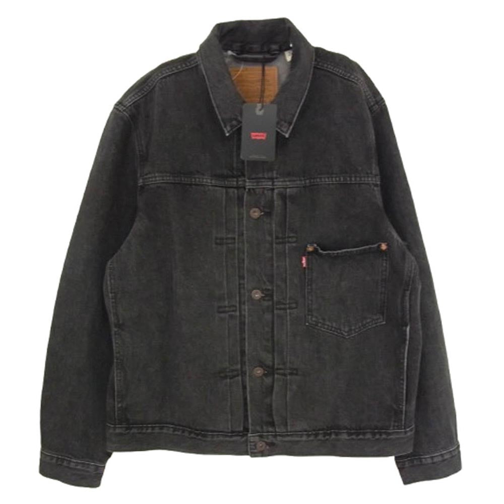 Levi's リーバイス A31740000 1st 1936年 506XX 大戦復刻 ブラック デニム トラッカー ジャケット 日本サイズ L ブラック系【新古品】【未使用】【中古】
