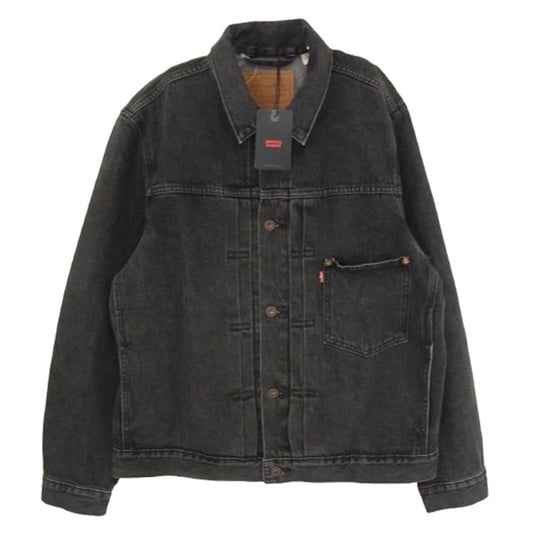 Levi's リーバイス A31740000 1st 1936年 506XX 大戦復刻 ブラック デニム トラッカー ジャケット 日本サイズ L ブラック系【新古品】【未使用】【中古】
