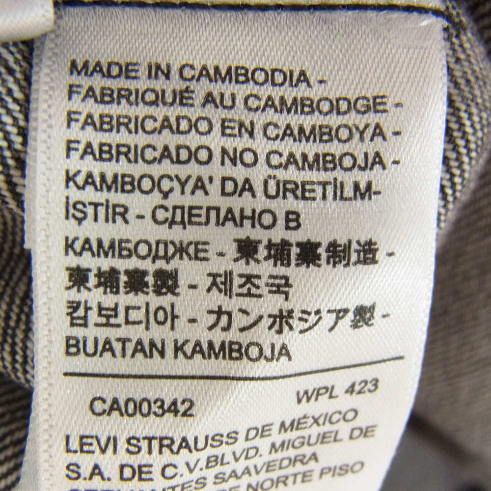 Levi's リーバイス A31740000 1st 1936年 506XX 大戦復刻 ブラック デニム トラッカー ジャケット 日本サイズ L ブラック系【新古品】【未使用】【中古】