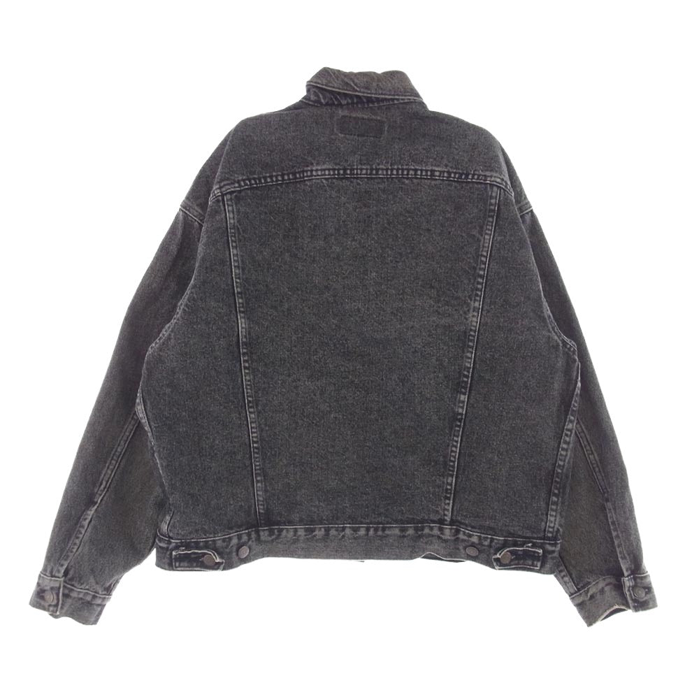Levi's リーバイス USA製 90s 70507 先染めブラック デニムジャケット ブラック系 XL【中古】