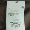 MAISON MARGIELA メゾンマルジェラ 18SS S30DL0381 S44397 10ライン 四つタグ コットン 長袖 ラペル シャツ グレイッシュブラウン系 40【中古】