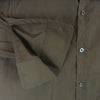 MAISON MARGIELA メゾンマルジェラ 18SS S30DL0381 S44397 10ライン 四つタグ コットン 長袖 ラペル シャツ グレイッシュブラウン系 40【中古】