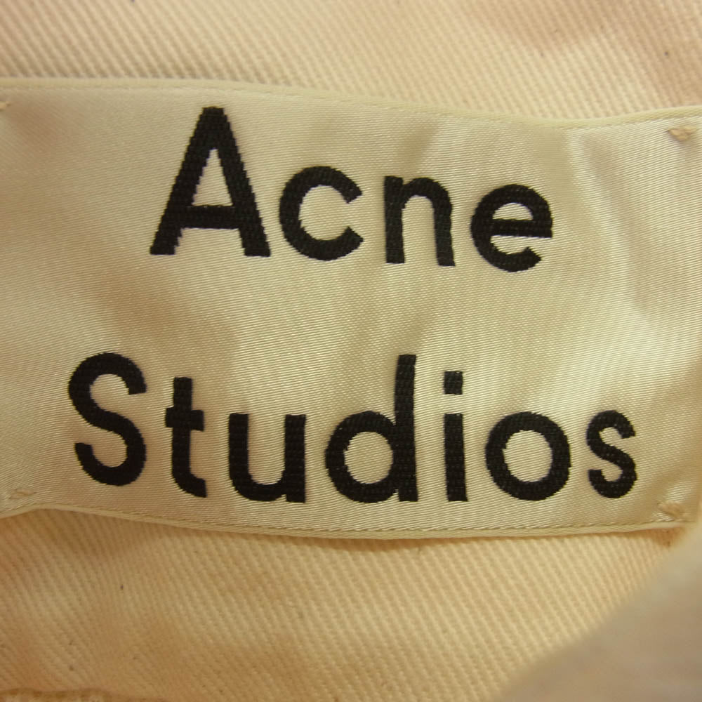 ACNE STUDIOS アクネストゥディオズ B90272 オラロツイル オーバー シャツ ジャケット ワークシャツ オフホワイト系 46【中古】
