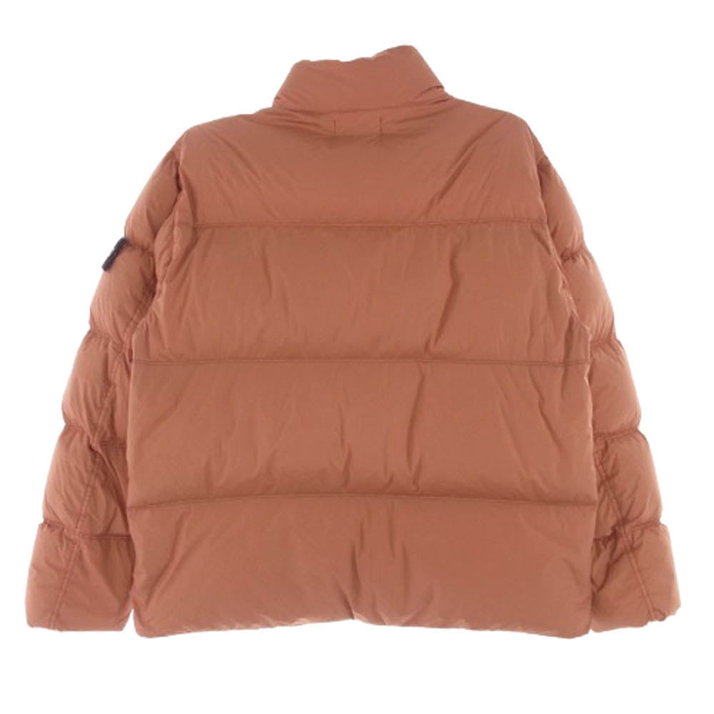 STONE ISLAND ストーンアイランド 811540123 国内正規品 GIUBBOTTO VERA PIUMA RDS ガーメントダイ スタンドカラー ダウンジャケット オレンジ系 M【中古】