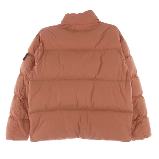 STONE ISLAND ストーンアイランド 811540123 国内正規品 GIUBBOTTO VERA PIUMA RDS ガーメントダイ スタンドカラー ダウンジャケット オレンジ系 M【中古】