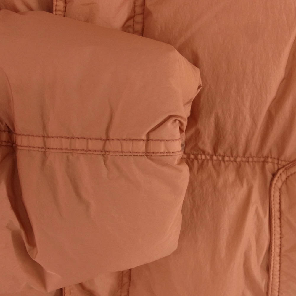 STONE ISLAND ストーンアイランド 811540123 国内正規品 GIUBBOTTO VERA PIUMA RDS ガーメントダイ スタンドカラー ダウンジャケット オレンジ系 M【中古】