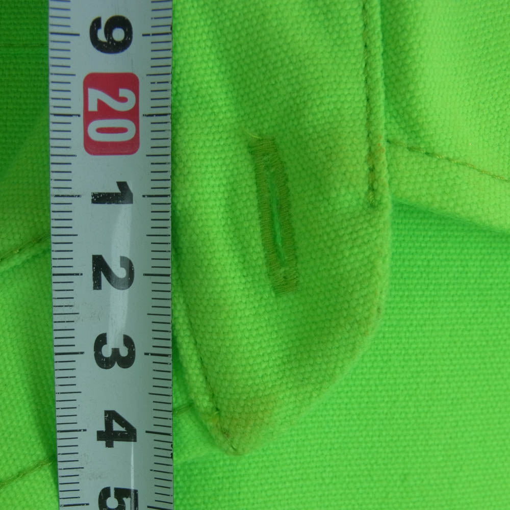 UNUSED アンユーズド 20AW US1913 レギュラーカラー ネオン オーバーサイズ 長袖 シャツ アクリル ライトグリーン系 3【中古】