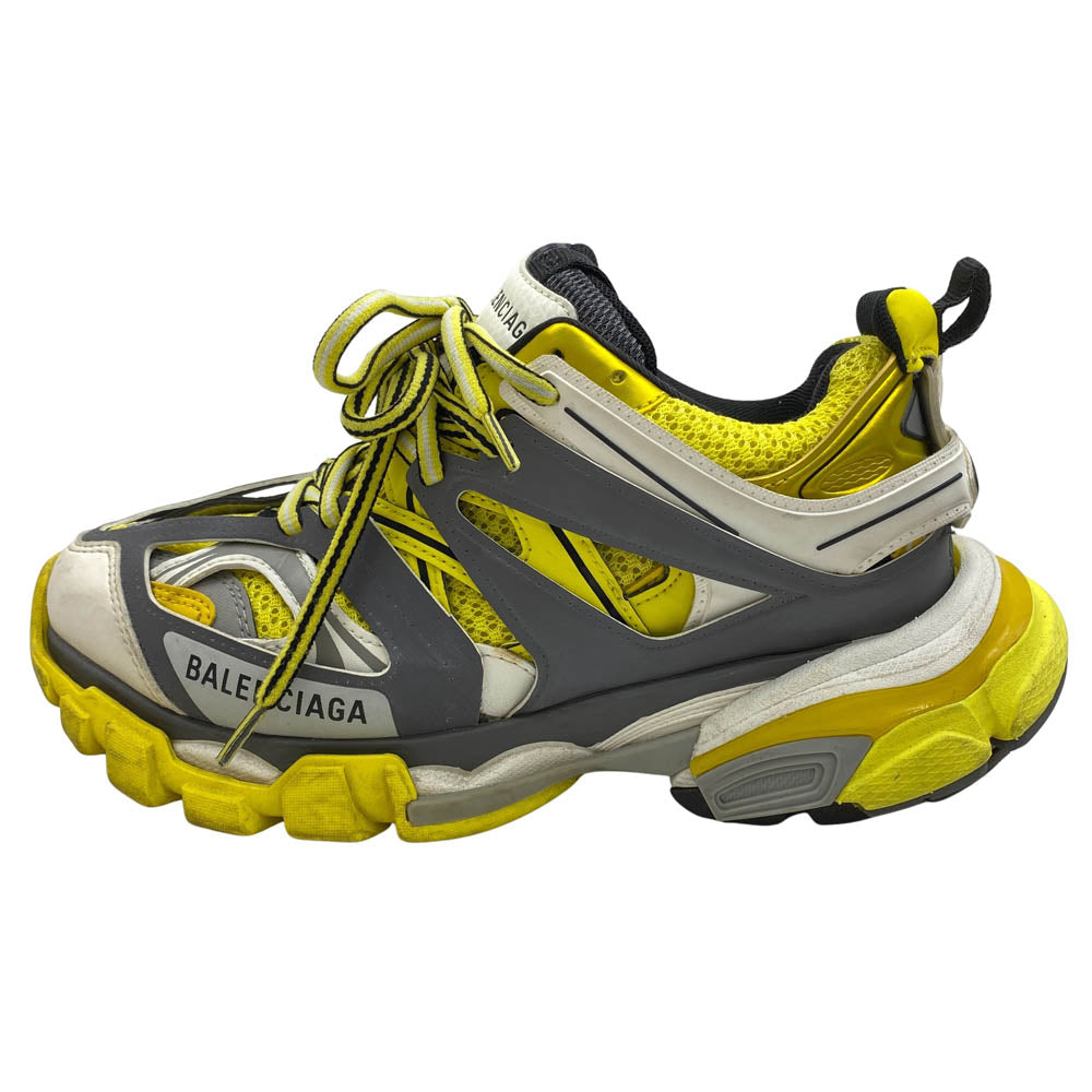 BALENCIAGA バレンシアガ 542436 TRACK TRAINER トラック トレーナー スニーカー イエロー系 24cm【中古】