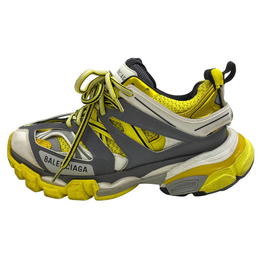 BALENCIAGA バレンシアガ 542436 TRACK TRAINER トラック トレーナー スニーカー イエロー系 24cm【中古】