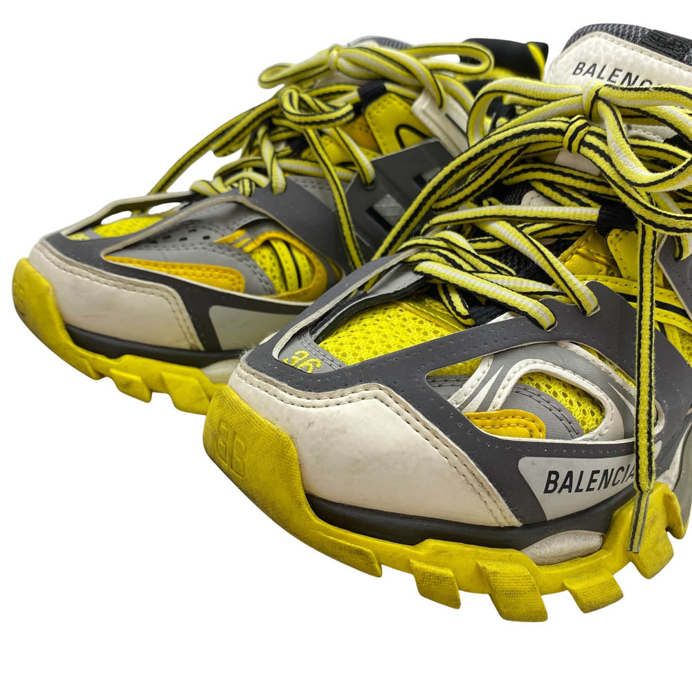 BALENCIAGA バレンシアガ 542436 TRACK TRAINER トラック トレーナー スニーカー イエロー系 24cm【中古】