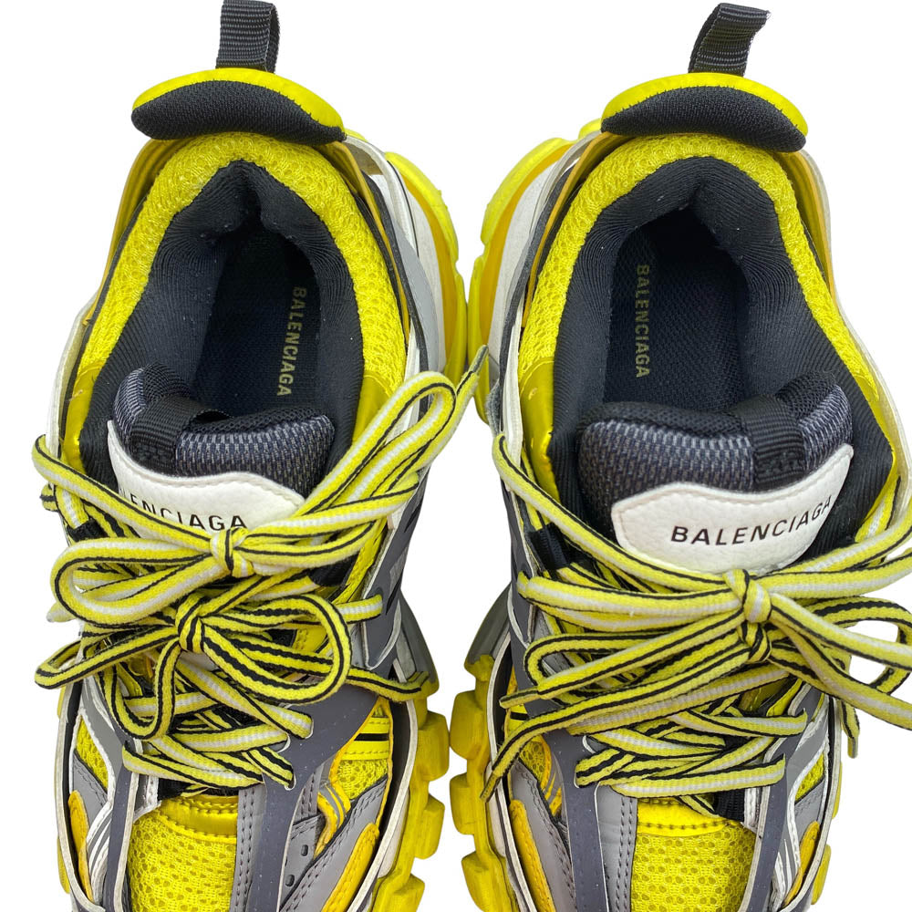 BALENCIAGA バレンシアガ 542436 TRACK TRAINER トラック トレーナー スニーカー イエロー系 24cm【中古】