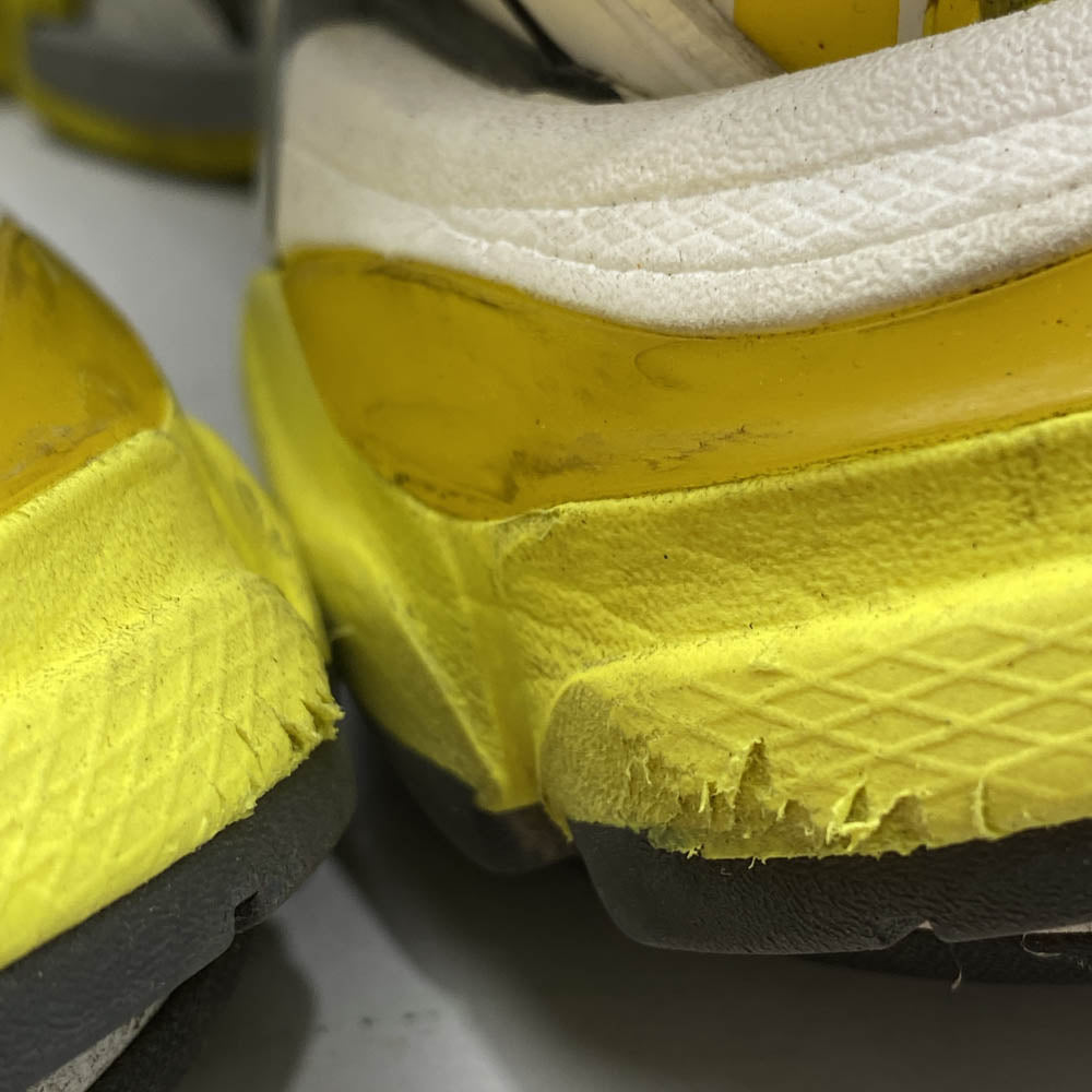 BALENCIAGA バレンシアガ 542436 TRACK TRAINER トラック トレーナー スニーカー イエロー系 24cm【中古】