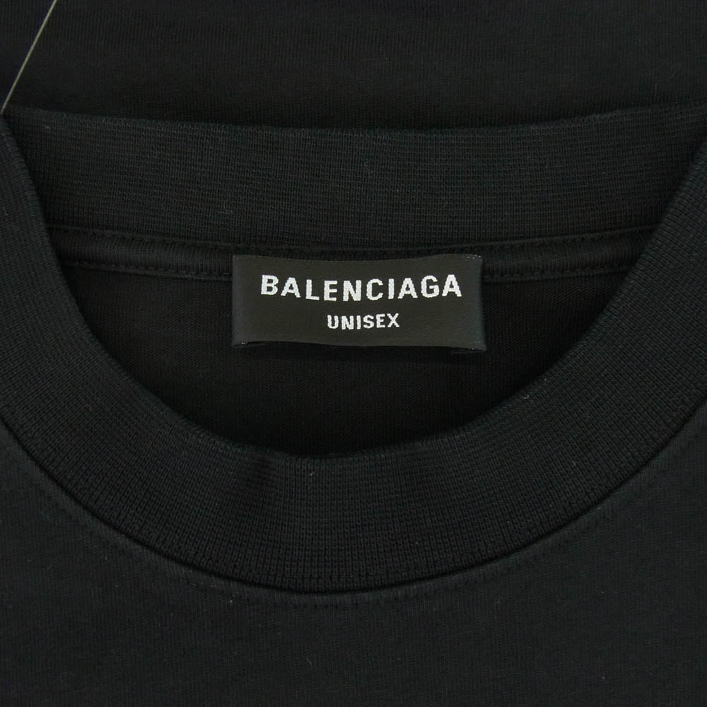 BALENCIAGA バレンシアガ 612966 TLVL9 SEOUL ソウル クルーネック 半袖 Tシャツ ブラック系 XXS【中古】