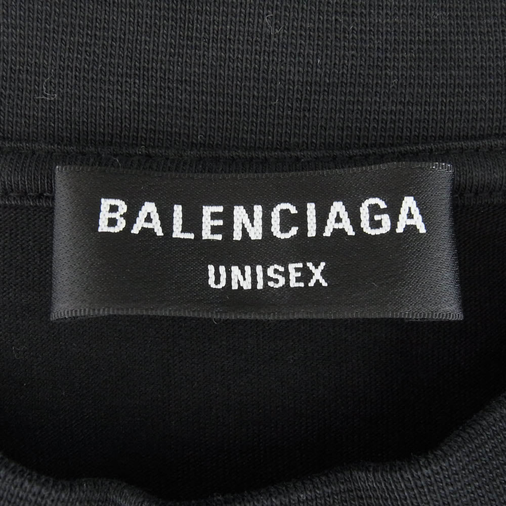 BALENCIAGA バレンシアガ 612966 TLVL9 SEOUL ソウル クルーネック 半袖 Tシャツ ブラック系 XXS【中古】
