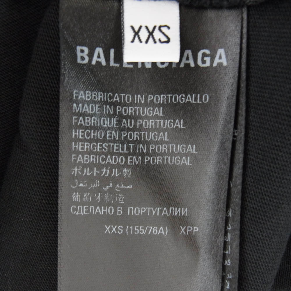 BALENCIAGA バレンシアガ 612966 TLVL9 SEOUL ソウル クルーネック 半袖 Tシャツ ブラック系 XXS【中古】