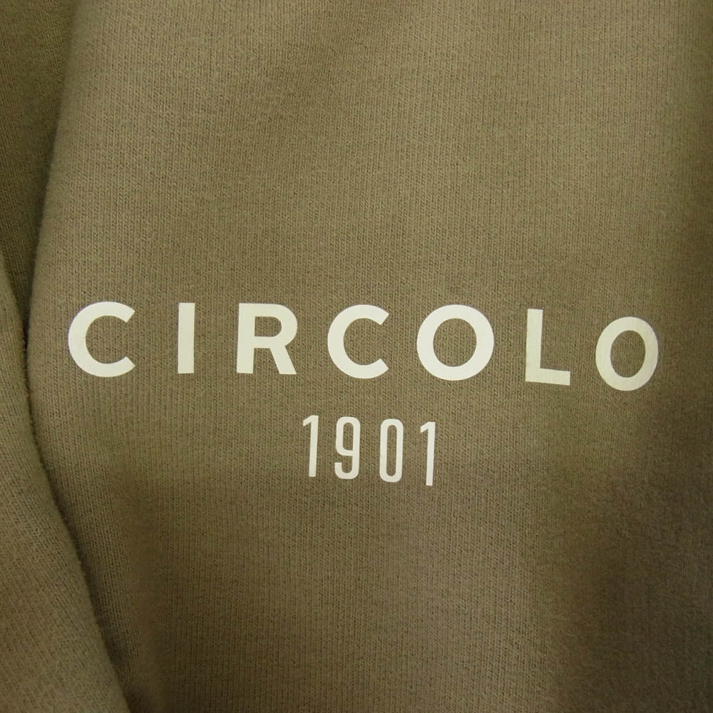 CIRCOLO1901 チルコロ1901 CN3582-2 ダブルブレスト コットンジャージー ストレッチ ジャケット ベージュ系 48【美品】【中古】