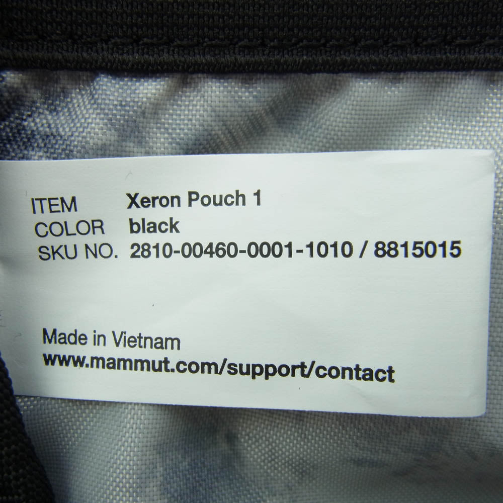 Mammut マムート Xeron Pouch 1 ショルダー バッグ ポーチ ブラック系【中古】