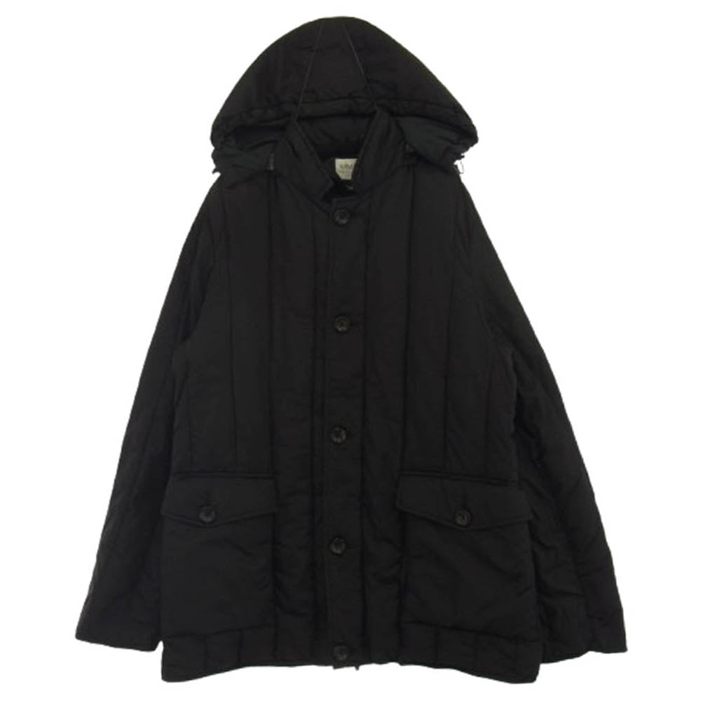 ARMANI COLLEZIONI アルマーニコレッツォーニ HCG93W 中綿 ジャケット ブラック系 52【中古】