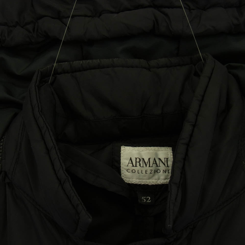 ARMANI COLLEZIONI アルマーニコレッツォーニ HCG93W 中綿 ジャケット ブラック系 52【中古】