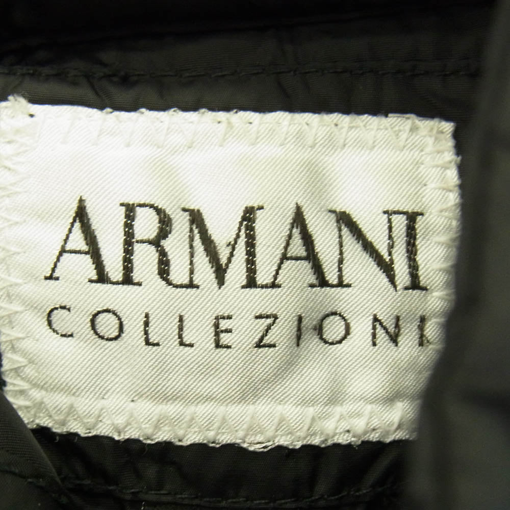 ARMANI COLLEZIONI アルマーニコレッツォーニ HCG93W 中綿 ジャケット ブラック系 52【中古】