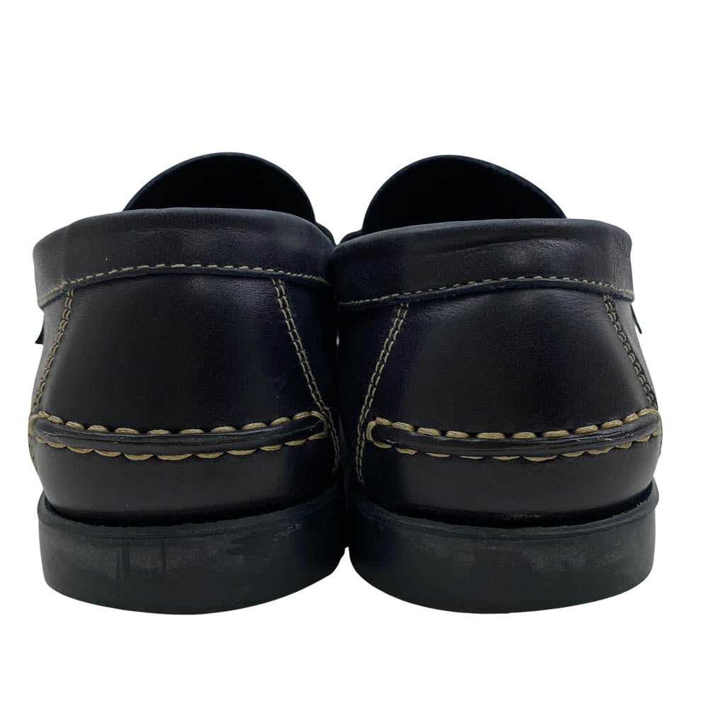 Paraboot パラブーツ 0216 CORAUX コロー レザー ローファー シューズ ブラック系 8【中古】