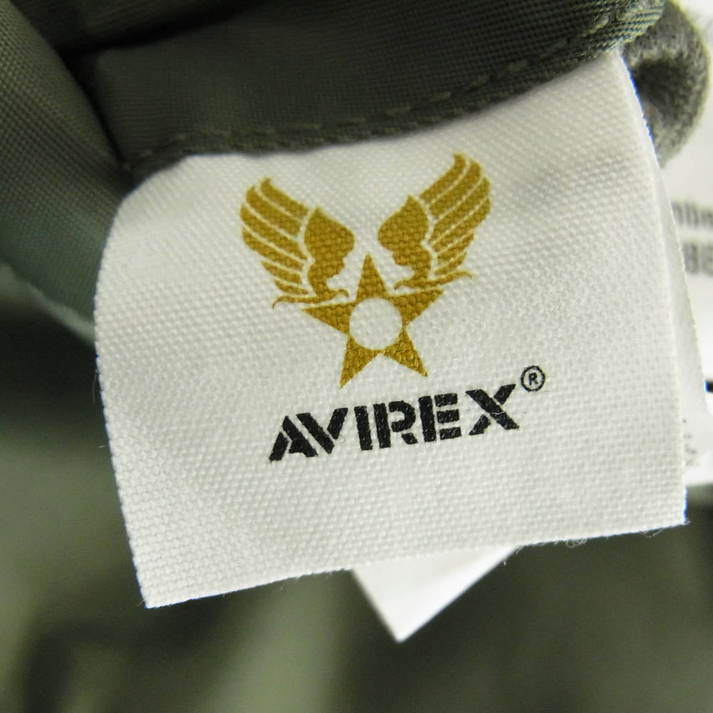 AVIREX アヴィレックス 6252038 レディース COMMERCIAL MA-1 フライト ジャケット オリーブ カーキ系 L【中古】