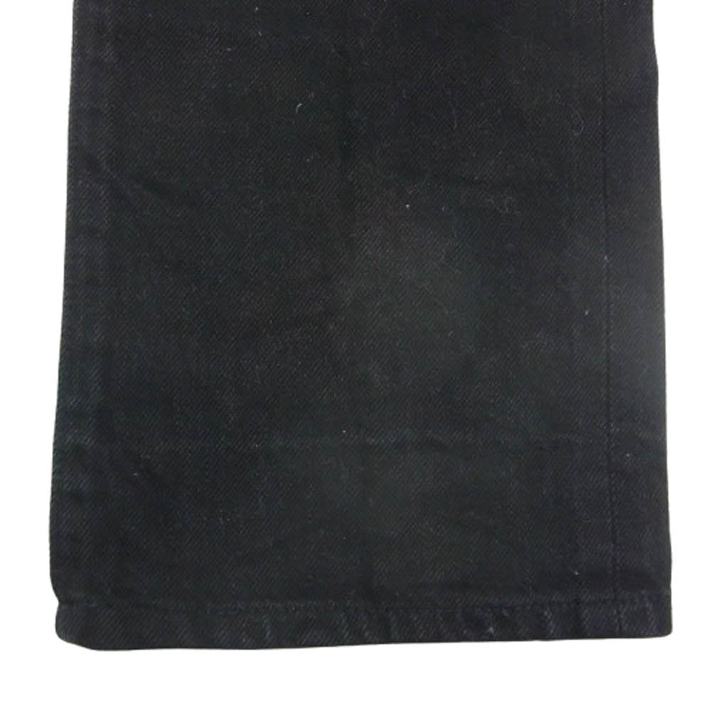 nonnative ノンネイティブ NN-P2651 Rags McGREGOR DWELLER 5P JEANS COTTON CORD OVERDYE ラグスマックレガー ストレッチデニムスキニージーンズ ブラック系【中古】
