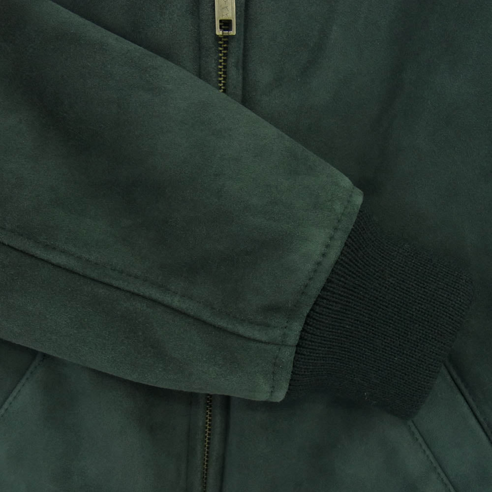 A.P.C. アーペーセー 24166-1-38011 ゴートレザー ジップアップ ブルゾン ジャケット グレイッシュブルー系 XS【中古】