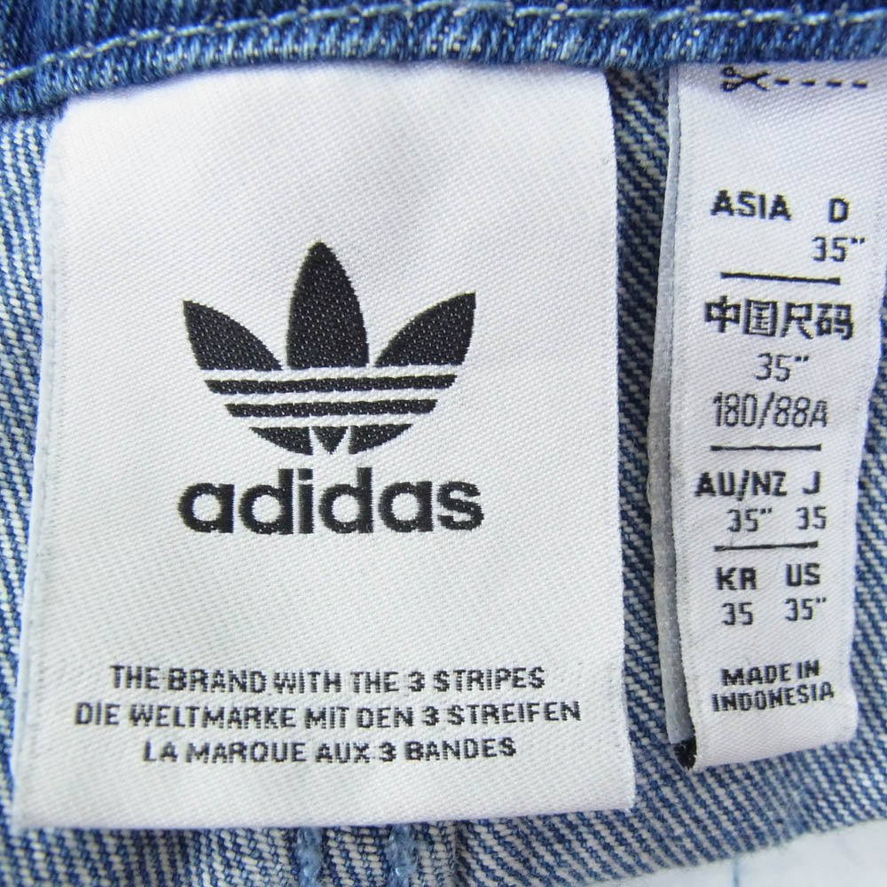 adidas アディダス JC6234 DENIM FBIRD PT デニム ファイヤーバード デニムパンツ ジーンズ インディゴブルー系 35【中古】