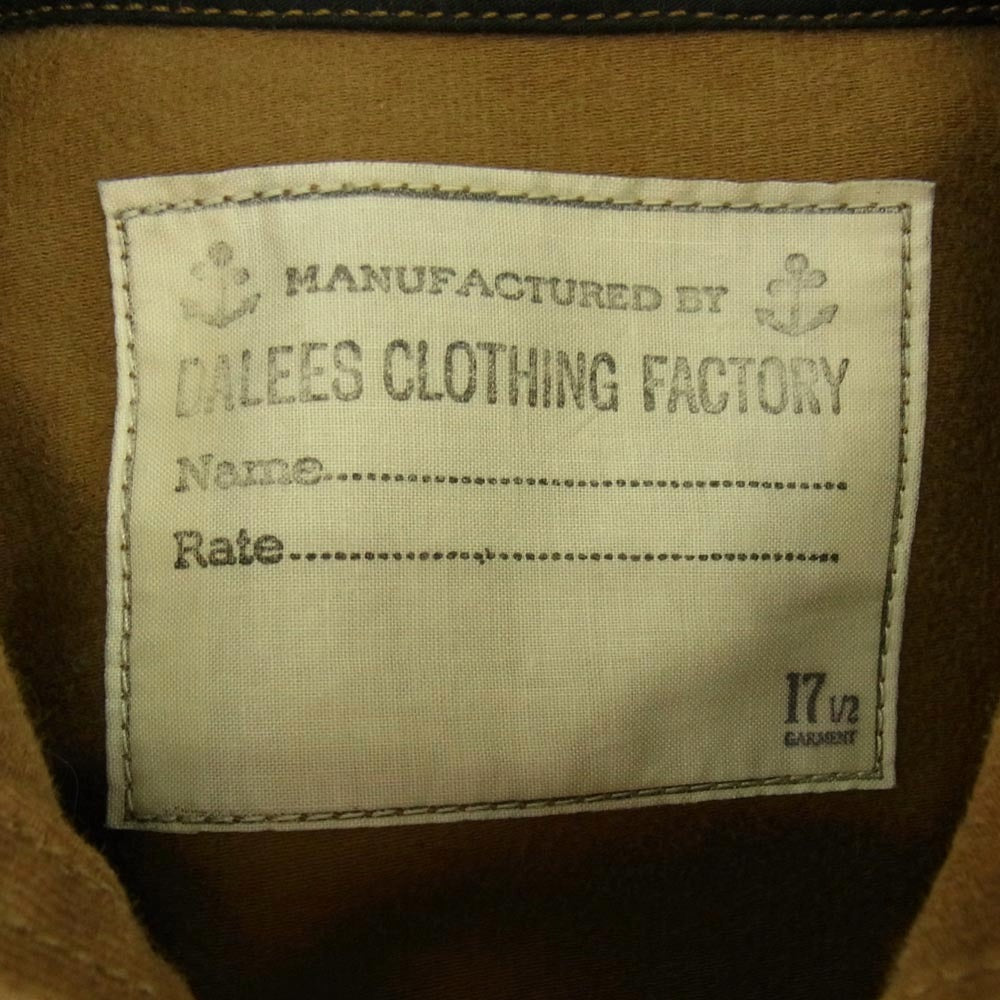 ダリーズ コー M-221 30s Deck Jacket ミリタリー デッキ ジャケット ブラウン系 表記サイズ無し【中古】