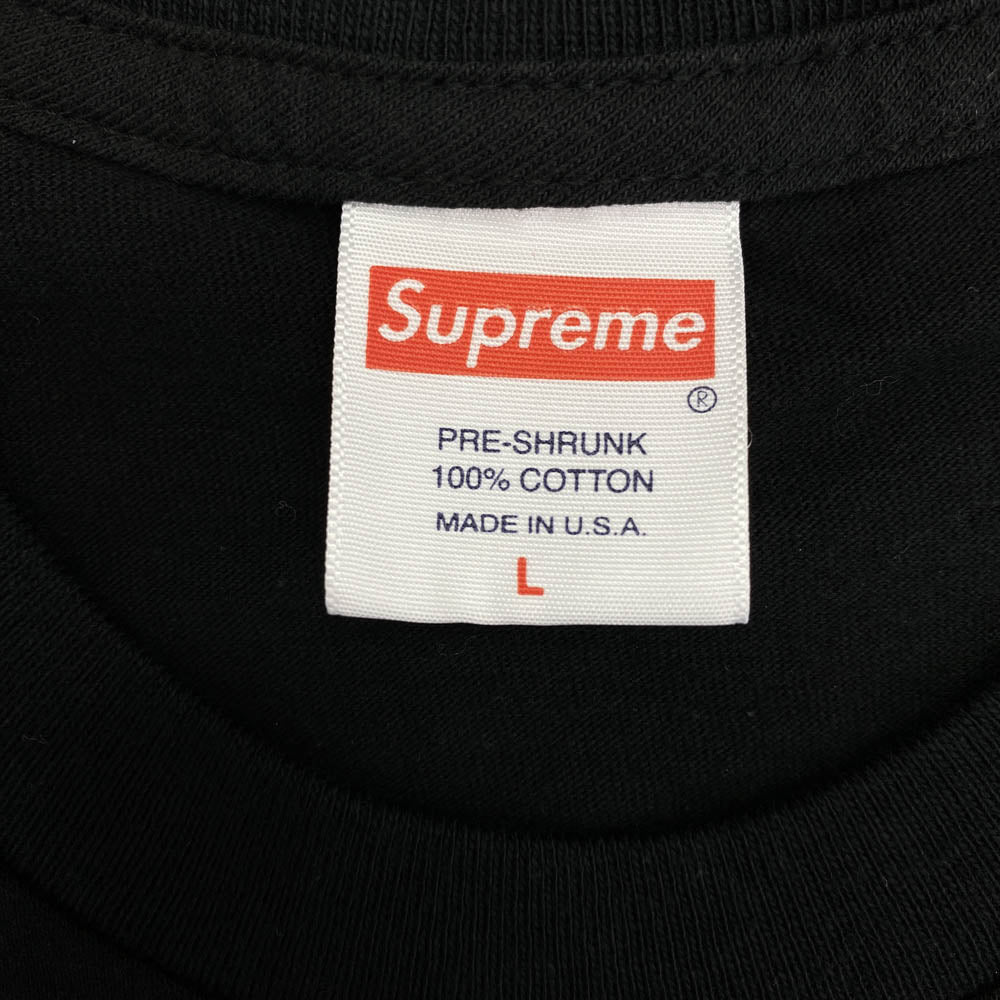 Supreme シュプリーム 17AW Scarface Split Tee スカーフェイス アルパチーノ 半袖 Tシャツ ブラック系 L【極上美品】【中古】