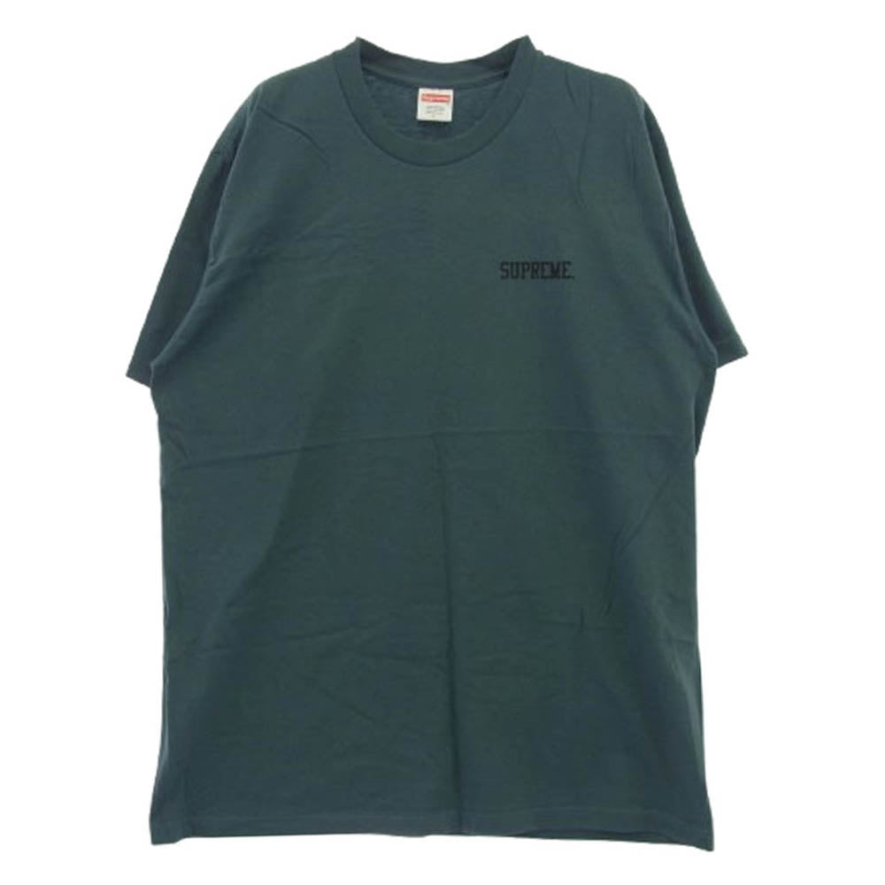 Supreme シュプリーム 17AW AKIRA Pill tee アキラ バックプリント USA製 カットソー 半袖 Tシャツ ダルグリーニッシュブルー系 L【極上美品】【中古】