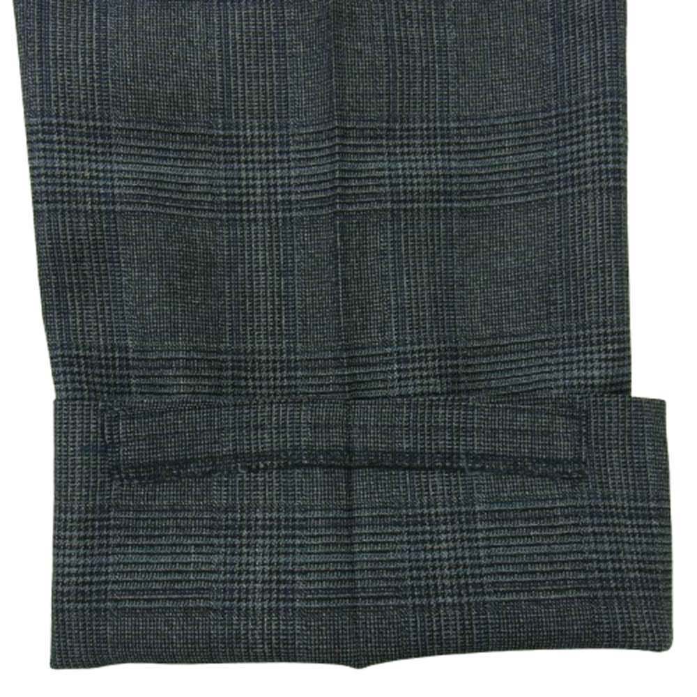 BURBERRY BLACK LABEL バーバリーブラックレーベル D1H25-806-27 チェック柄 2ボタン ジャケット パンツ セット アップ スーツ ネイビー系 サイズ表記なし【中古】