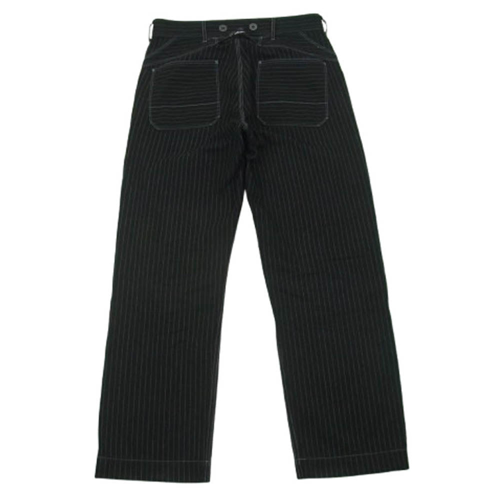 schott ショット 782-2910010 OLD HICKORY DENIM PANTS オールド ヒッコリー デニム ワーク パンツ ブラック系 ホワイト系 32【中古】