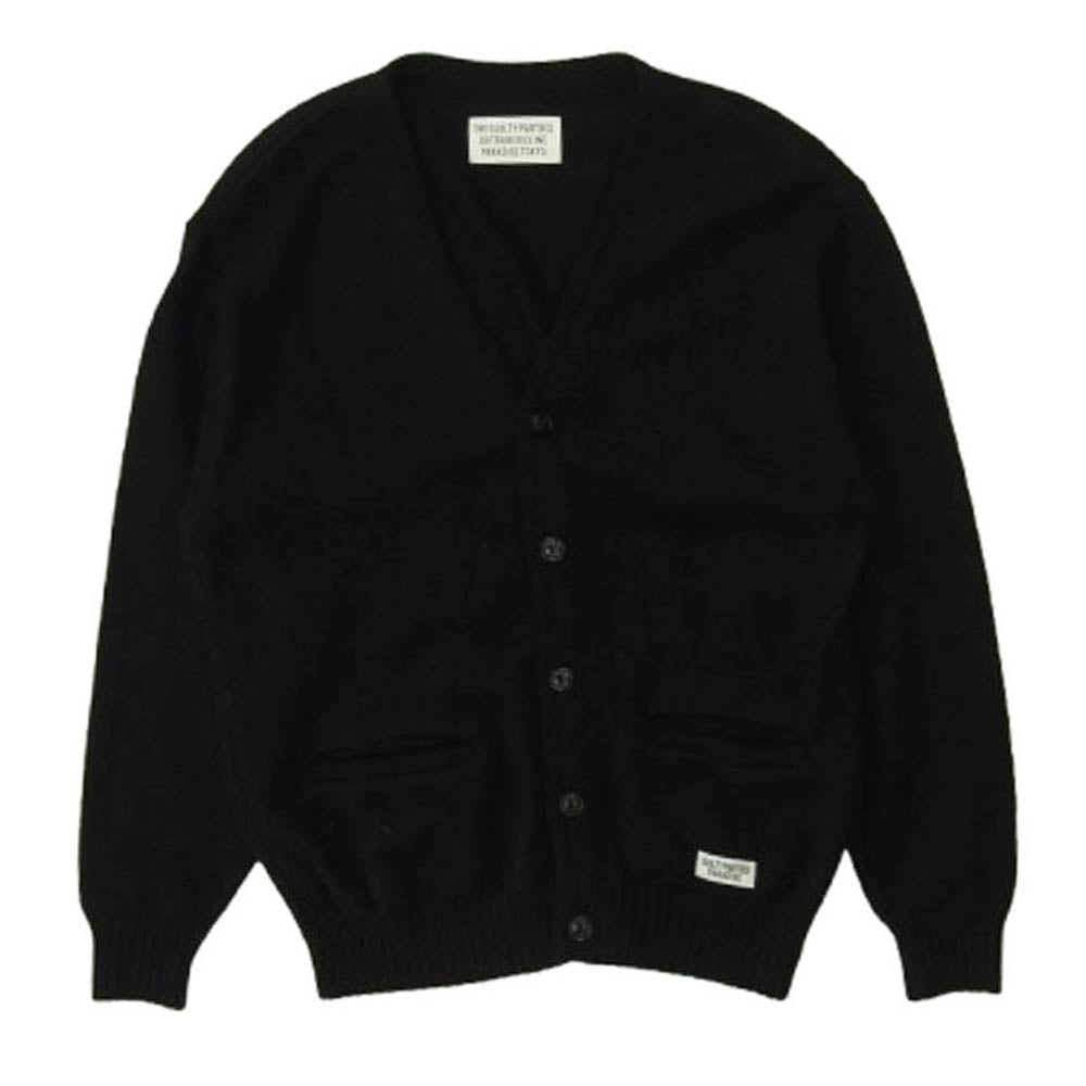 WACKO MARIA ワコマリア MOHAIR KNIT CARDIGAN モヘア カーディガン ブラック系 M【中古】