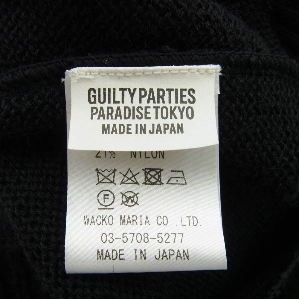 WACKO MARIA ワコマリア MOHAIR KNIT CARDIGAN モヘア カーディガン ブラック系 M【中古】