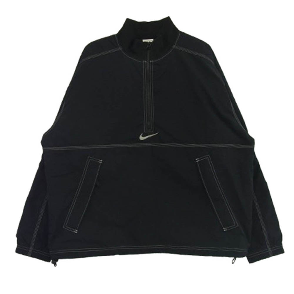 Supreme シュプリーム 24SS × NIKE Ripstop Pullover ナイキ リップストップ プルオーバー ジャケット ブラック系 M【中古】