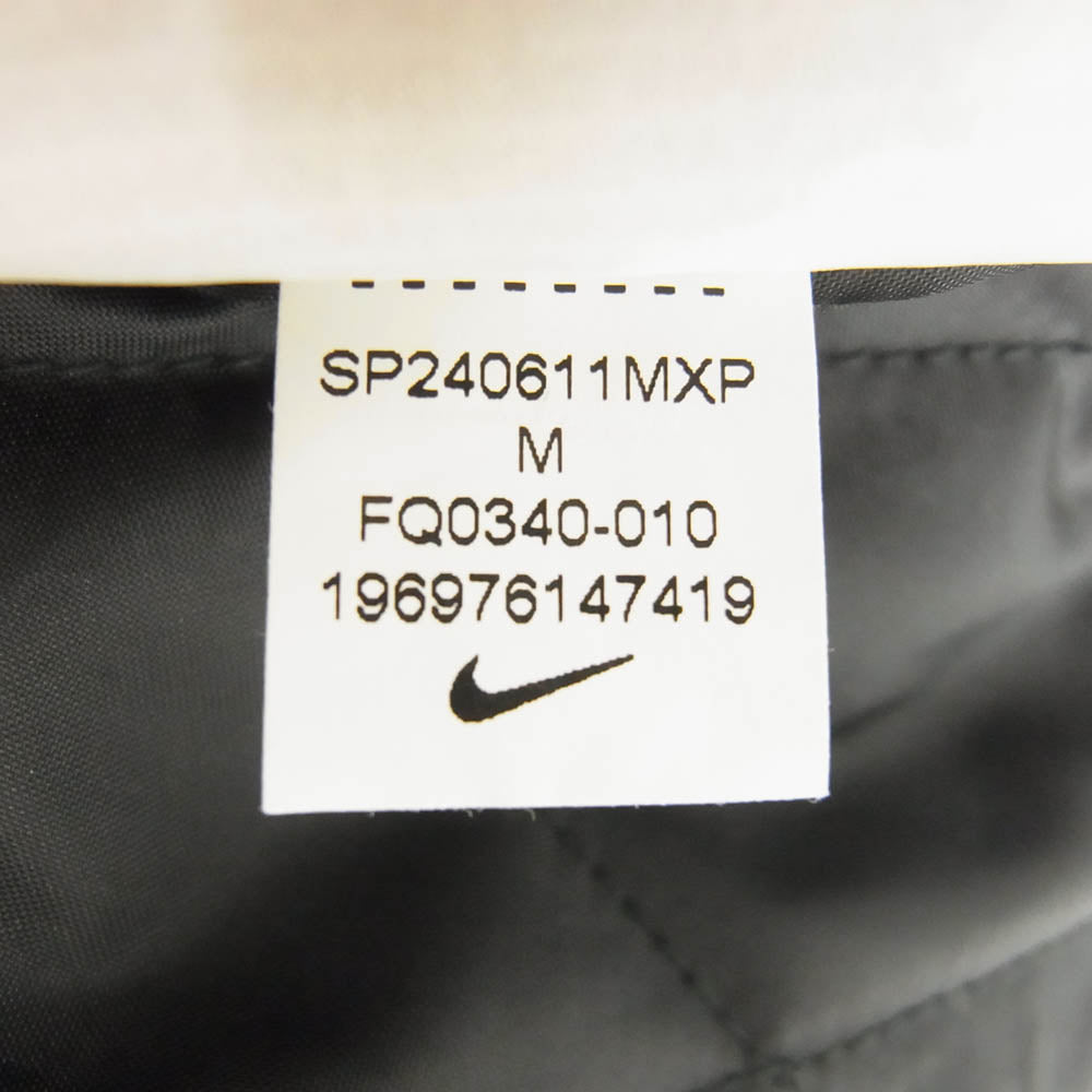 Supreme シュプリーム 24SS × NIKE Ripstop Pullover ナイキ リップストップ プルオーバー ジャケット ブラック系 M【中古】