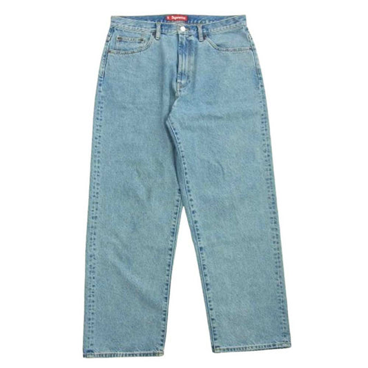 Supreme シュプリーム 25SS Baggy Jean Washed Indigo ウォッシュド加工 インディゴ バギージーンズ デニム パンツ インディゴ インディゴブルー系 32【中古】