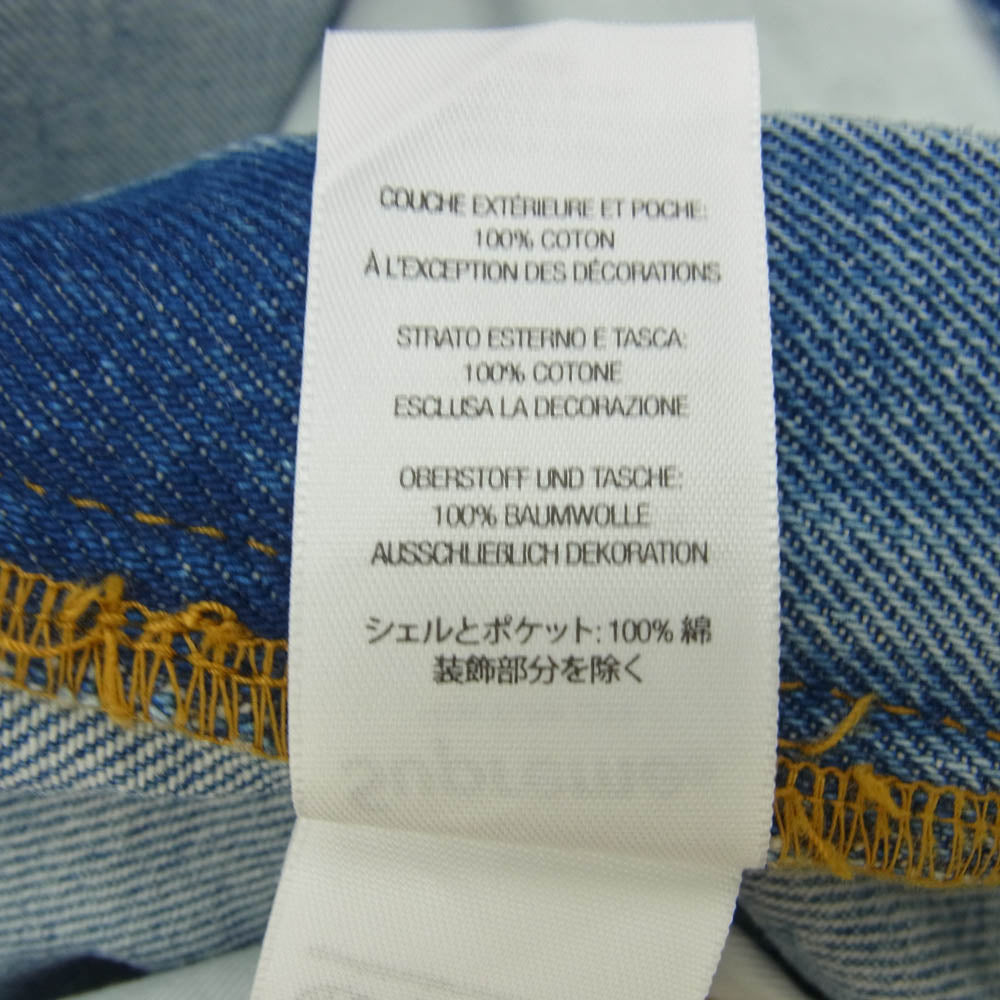Supreme シュプリーム 25SS Baggy Jean Washed Indigo ウォッシュド加工 インディゴ バギージーンズ デニム パンツ インディゴ インディゴブルー系 32【中古】
