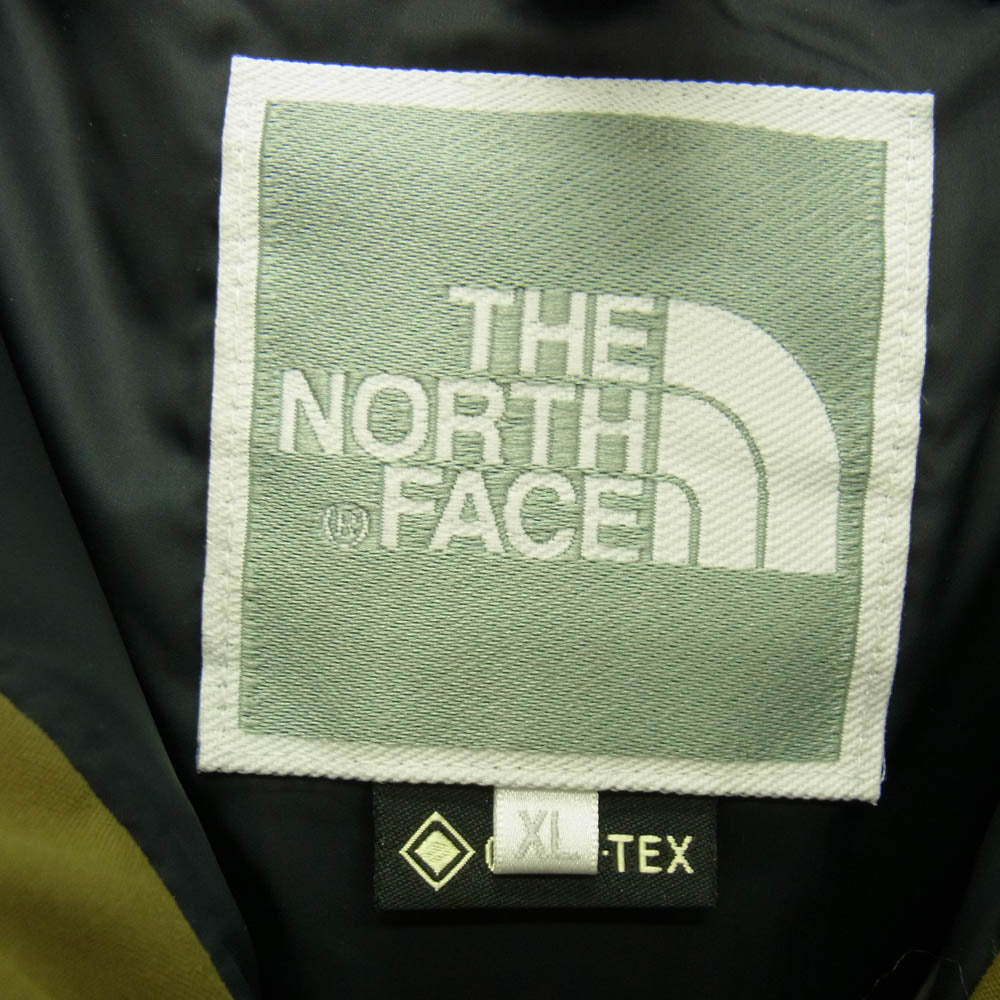 THE NORTH FACE ノースフェイス NDW91935 Mountain Down Coat GORE-TEX マウンテン ダウン コート カーキ系 XL【中古】